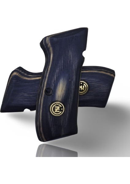 Silah Kabzası - Cz 75, Canik 55, S120, L120 ile Uyumlu - Sadece Vernik Uygulanmış - Lamine Malzemesinden Yapılma - Metal Logolu - LMCZ75SV070L1 fırsatları