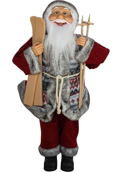 Yılbaşı Dekor Süsü Dekoratif Kızaklı Noel Baba 45 cm fiyatları