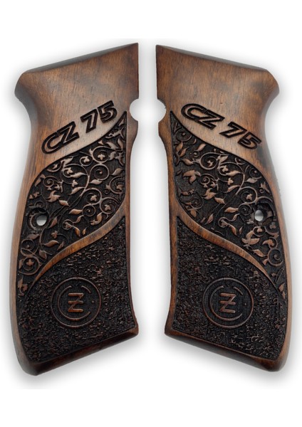 Silah Kabzası - Cz 75, Canik 55, S120, L120 ile Uyumlu - Koyu Kahverengi Renk - CZ75CV011