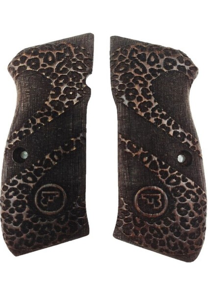 Silah Kabzası - Cz 75, Canik 55, S120, L120 ile Uyumlu - Koyu Kahverengi Renk - CZ75CV045