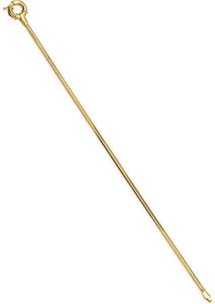14 Ayar Altın Omega Kilit Detaylı Balıksırtı Bileklik 2,50 mm fiyatları