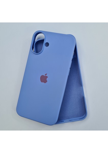 Apple iPhone 16 Plus (6.7 Inc) Uyumlu Lansman Içi Kadife Esnek Silikon Kılıf