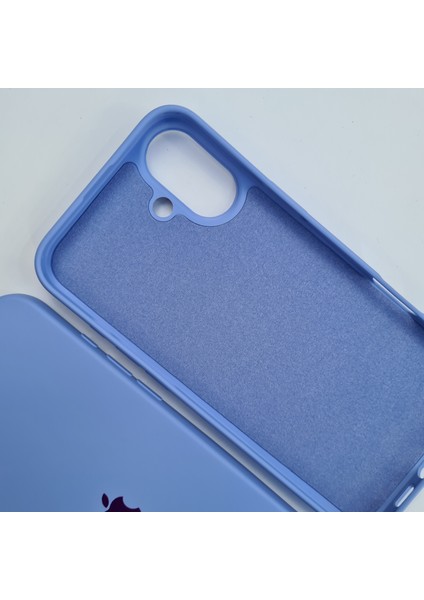 Apple iPhone 16 Plus (6.7 Inc) Uyumlu Lansman Içi Kadife Esnek Silikon Kılıf