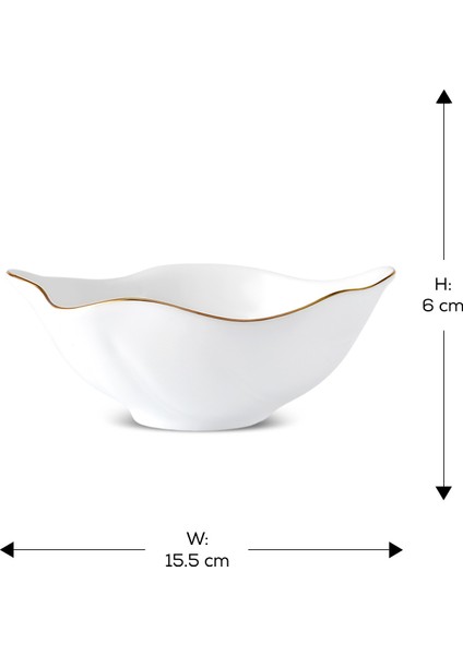 x Müge Anlı Kase Gold 15,5 cm indirimleri