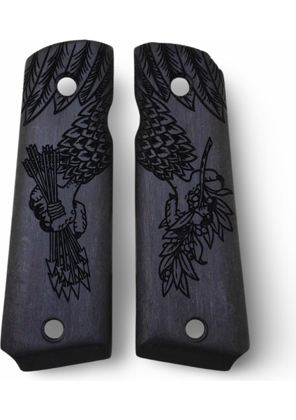 Silah Kabzası - Colt 1911, Girsan Mc 1911 ile Uyumlu - Siyah Renk - CLT1911SY016