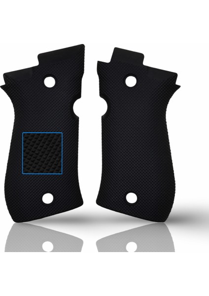 Silah Kabzası - Beretta F81/F84, Fatih 13 ile Uyumlu - Siyah Renk - Polimer Malzemesinden Yapılma - POBRTF81SY001