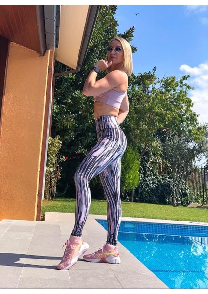 Çizgi Desenli ve Fit Toparlayıcı ve Şekillendirici Taytlar – Spor, Tenis, Koşu ve Yoga Için Maksimum Performans! fırsatları