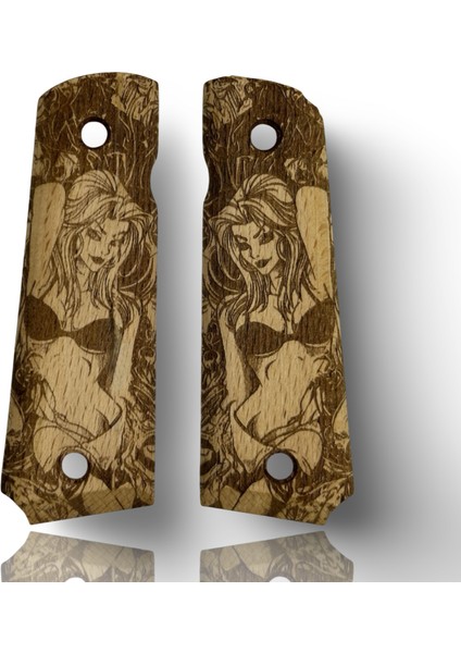 Silah Kabzası - Colt 1911, Girsan Mc 1911 ile Uyumlu - Sadece Vernik Uygulanmış - CLT1911SV084