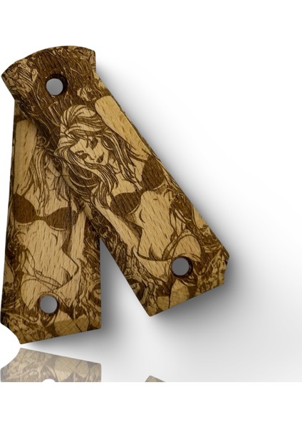 Silah Kabzası - Colt 1911, Girsan Mc 1911 ile Uyumlu - Sadece Vernik Uygulanmış - CLT1911SV084 modelleri