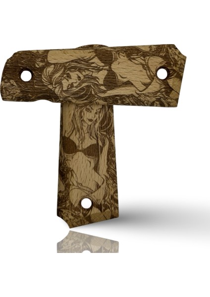 Silah Kabzası - Colt 1911, Girsan Mc 1911 ile Uyumlu - Sadece Vernik Uygulanmış - CLT1911SV084 fırsatları