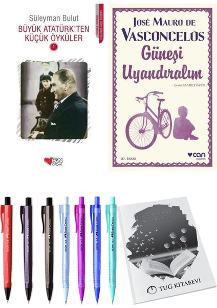 Güneşi Uyandıralım ve Büyük Atatürk'ten Küçük Öyküler 1 2'li Set + Hediyeli