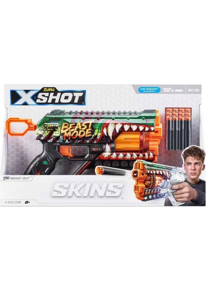 Nessiworld X-Shot Skins Griefer Dart Fırlatıcı 12 Dartlı