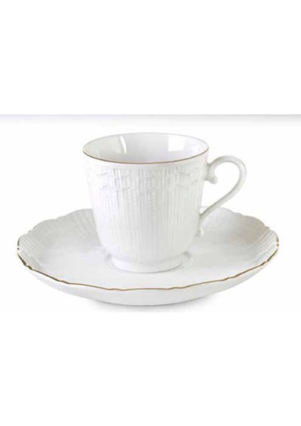 Kahve Fincan Takimi Porselen 2 Kisilik 4 Parca