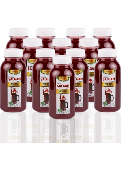 Şifa Ana Adana Şalgamı Acılı (12X250ML)