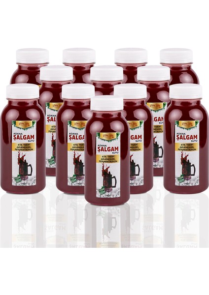 Şifa Ana Adana Şalgamı Acısız (12X250 Ml)