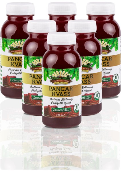 Zencefilli Pancar Kvass (300 Ml.) 6'lı Fırsat Paketi
