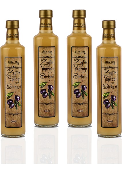 Zeytin Yaprağı Sirkesi (4X500 Ml)