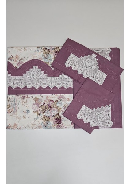 El Işi Dantelli Nervürlü ve Pikolu Nevresim Takımı modelleri