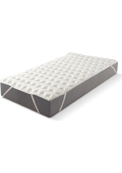 Topper 0.9 - Massage Therapy - 3d Soft Yatak Pedi - Yatak Koruyucu Uyku Pedi - 3 Cm