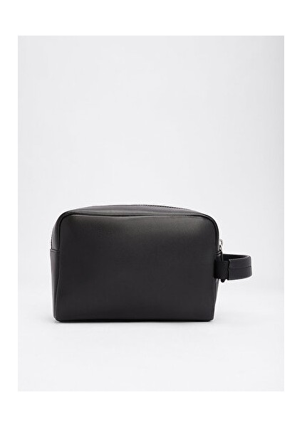 Tjm Herıtage Leather Washbag