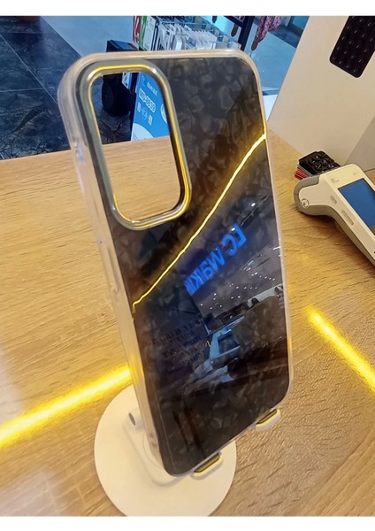 Samsung Galaxy A15 Uyumlu Mermer Desen Darbe Korumalı Premium Kapak