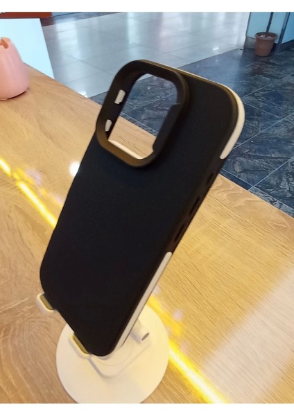 Apple iPhone 16 Pro Uyumlu Içi Kadife Kenarları Renkli Lansman Kılıf