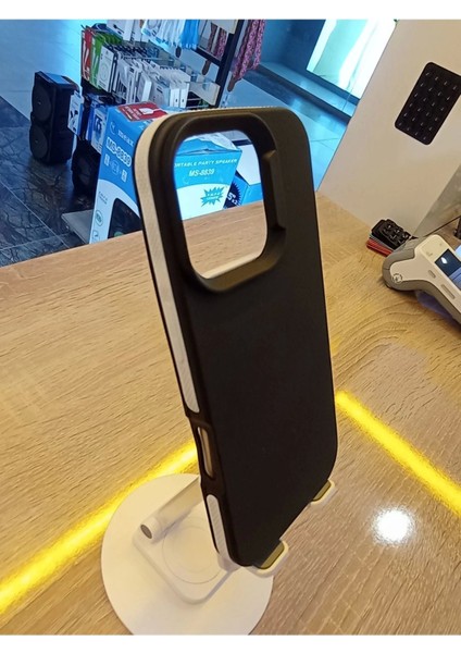 Apple iPhone 16 Pro Uyumlu Içi Kadife Kenarları Renkli Lansman Kılıf