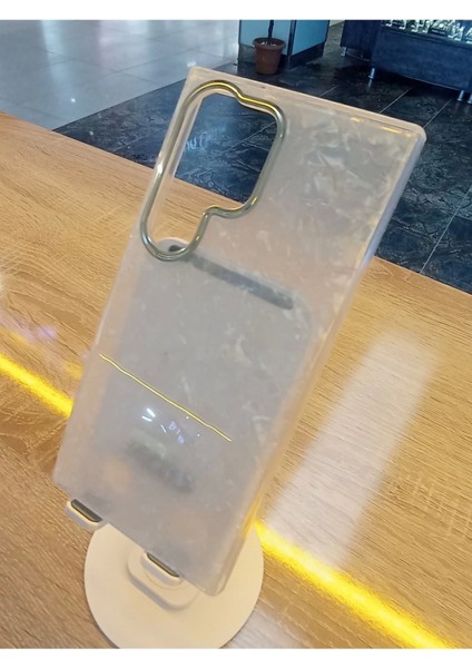 Samsung Galaxy S24 Ultra Uyumlu Mermer Desen Darbe Korumalı Premium Kapak