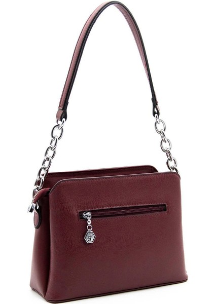 Bordo - Bordo SP937 Kadın Omuz Çantası fırsatları
