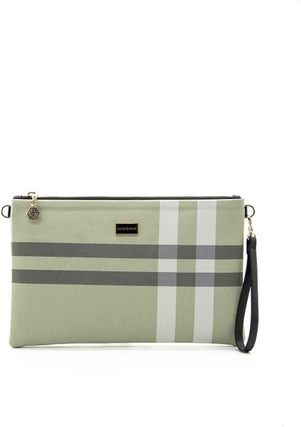 A.yeşil - Kemik SP1034 Kadın Portföy & Clutch