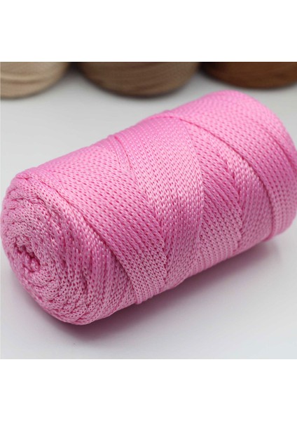 Polyester Makrome ip 3mm Polyester Makrome ip 250GR 135MT Makrome Çanta ipi Supla ipi
