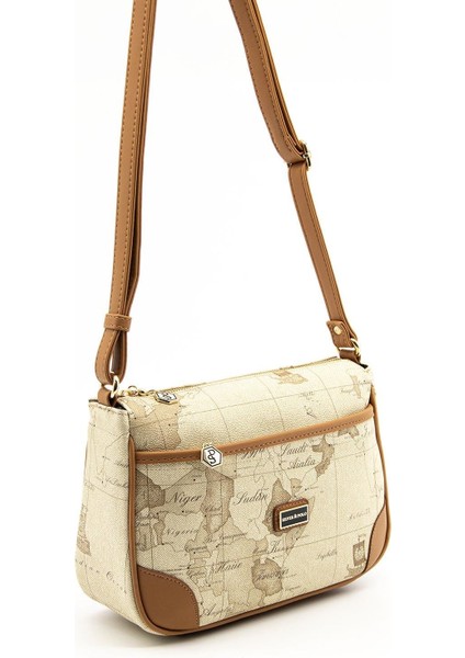 Koyu Bej - A.taba SP1060 Kadın Çapraz Çanta modelleri