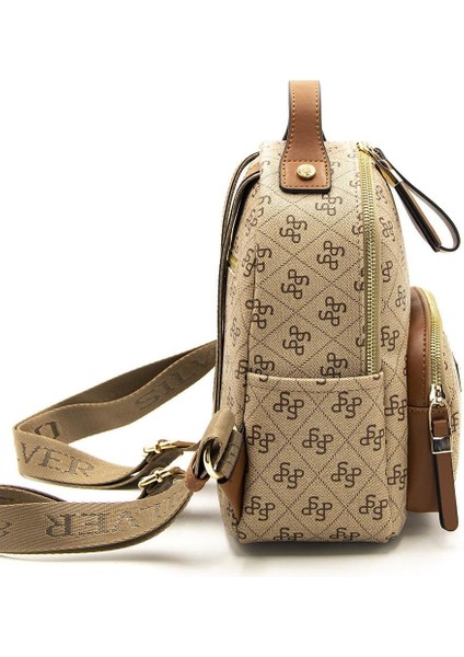 Koyu Bej - Taba SP1130 Kadın Sırt Çantası modelleri