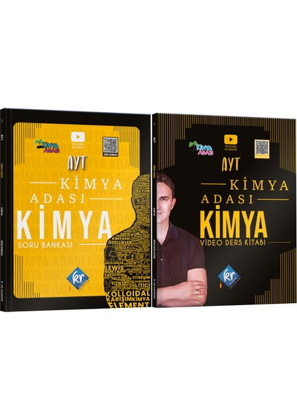 Kimya Adası AYT Kimya Soru Bankası ve Video Ders Kitabı Seti