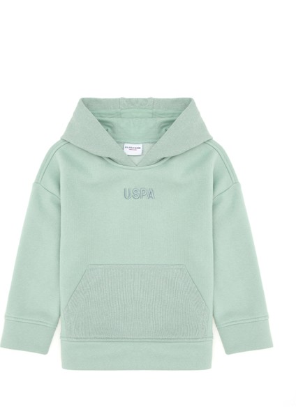 Kız Çocuk Su Yeşili Sweatshirt 50290706-VR048