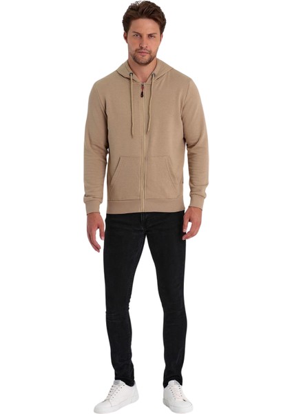 Erkek Fermuarlı Kapşonlu Kanguru Cepli Sweat fiyatları