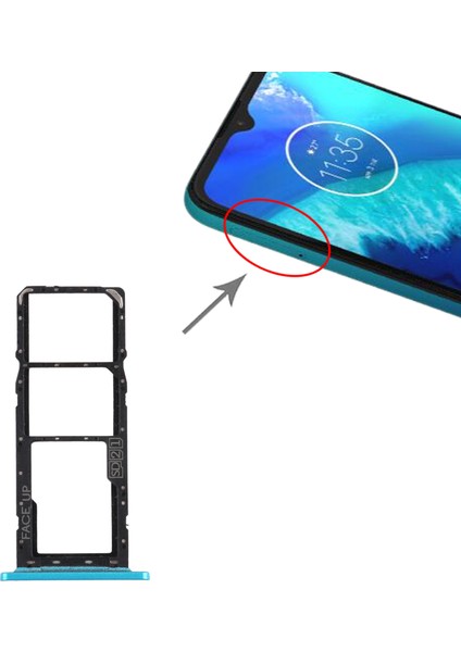 Motorola Moto G8 Power Için Tepsi+Mikro Sd Kart Tepsisi (Yurt Dışından) fırsatları