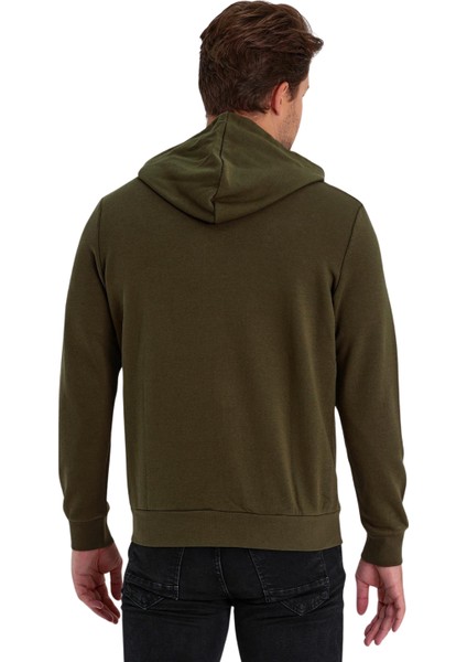 Erkek Fermuarlı Kapşonlu Kanguru Cepli Sweat modelleri