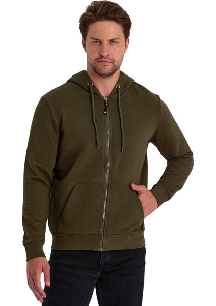 Erkek Fermuarlı Kapşonlu Kanguru Cepli Sweat fırsatları