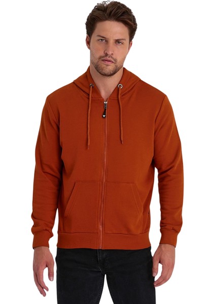 Erkek Fermuarlı Kapşonlu Kanguru Cepli Sweat fiyatları