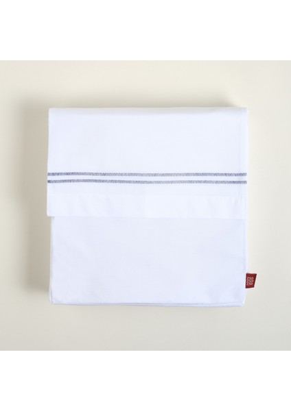 Brıto Nakışlı 200 Tc Percale %100 Pamuk Nevresim Seti 200X220 cm Beyaz