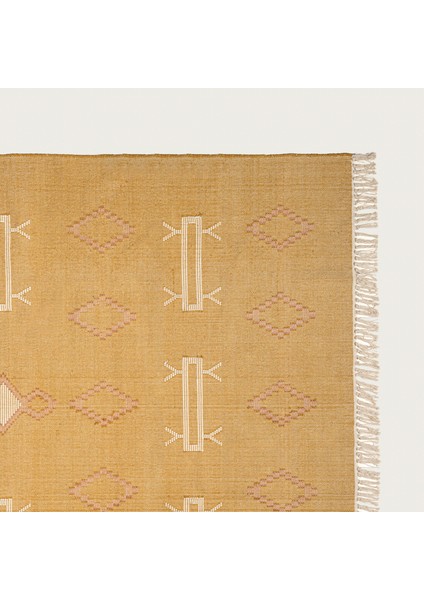 Jaıpur Pamuk Kilim 160X230 cm Sarı