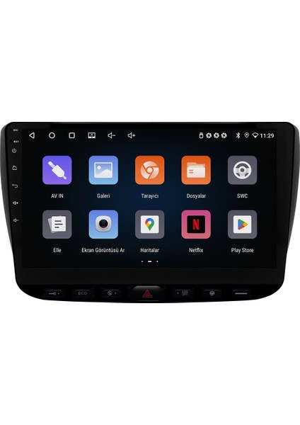 Fiat Linea Urban Android Multimedya Sistemi (2012-2018) CRV-4105XR modelleri