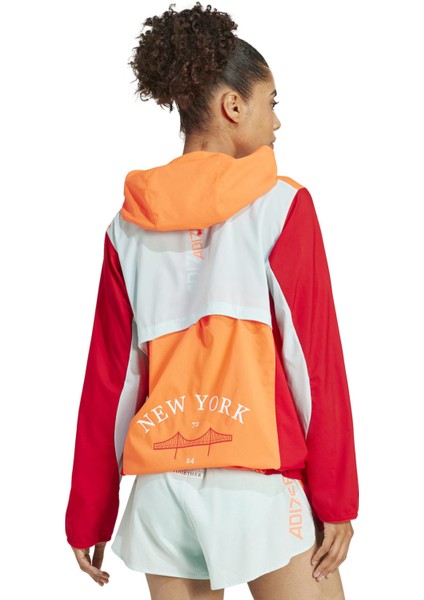 AIW9234 Adidas Nyc Jacket Kadın Yağmurluk-R&amp;uuml;zgarlık Turuncu fiyatları