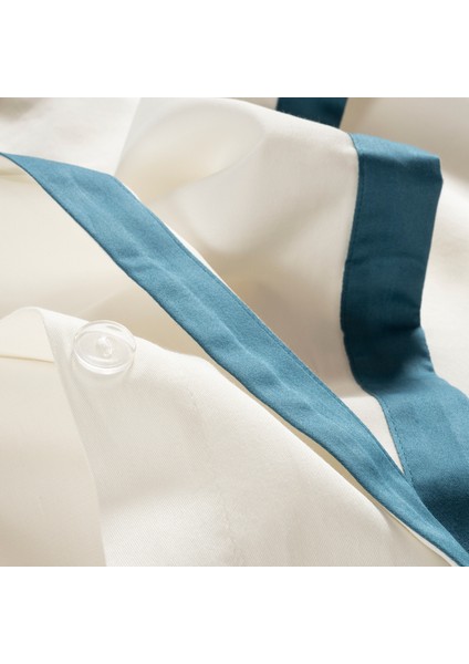 Brıto Bordürlü 200 Tc Saten %100 Pamuk Nevresim Seti 260X220 cm Ekru modelleri