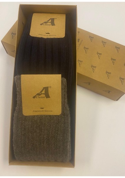 Kalın Cashmıre 2li Erkek Çorap