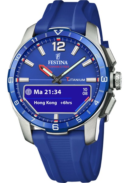 Festına F23000/3 Connected D Blue Erkek Kol Saati