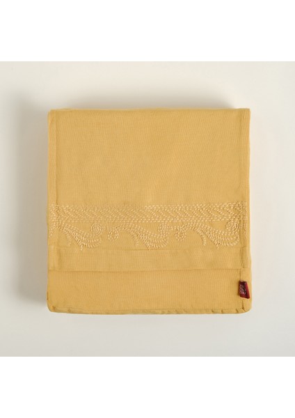 Mıno Nakışlı E.kıng Sıze Pamuk Pamuk Keten Nevresim Seti 260x220 Cm Sarı fırsatları