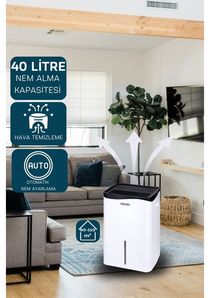 KT40A Ev Tipi Nem Alma & Hava Temizleme Cihazı fiyatları