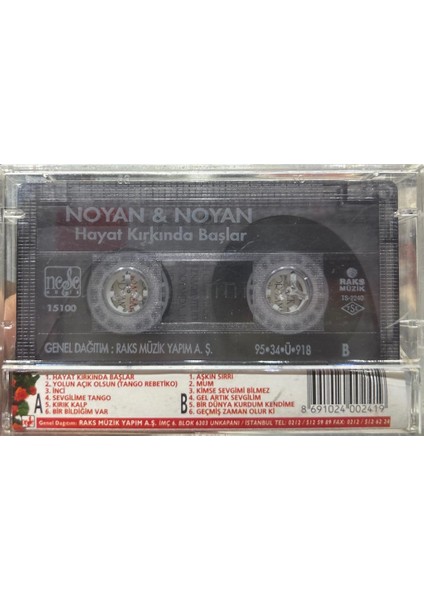 Kaset Noyan* & Noyan – Hayat Kırkında Başlar 1995 Baskı Kaset fiyatları